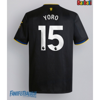 Manchester United Leny Yoro #15 Tricou Fotbal Replică 2025-26 Barbati Treilea